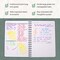 Undated Hardcover Monthly Planner 2025-2026 - 18 Month Monthly Calendar Planner Book for School Office and Home - Blank Monthly Planners for Goals Tasks and Dates - B5(6.9" x 9.8") Black